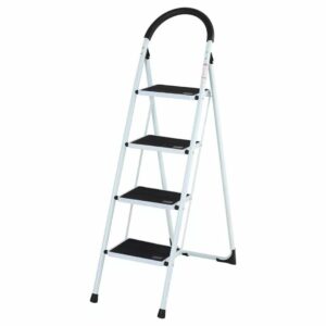 Scala Scaletta Pieghevole 4 Gradini Antiscivolo