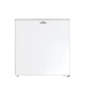 VOV Mini frigo bar Frigorifero piccolo Silenzioso Mono porta Per applicazioni in Hotel Casa Ufficio 43L Bianco ‎47.2 x 45 x 49.2 cm