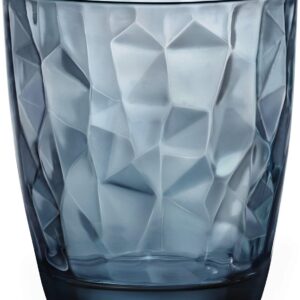 Bormioli Rocco Set da 6 Bicchieri Diamond Acqua cl. 30,5, Ocean blu