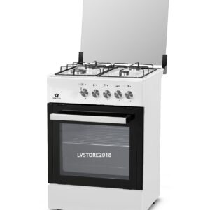 CUCINA A GAS 4 FUOCHI E FORNO A GAS BIANCO LF66GG-40F STAYLUX CIRCA 60CM X 60CM