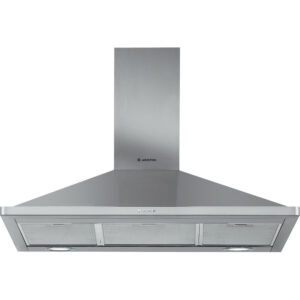 Cappa Aspirante 90 cm ARISTON AHPN 9.7F Acciaio Inox 3 velocità potenza 757m 3/h